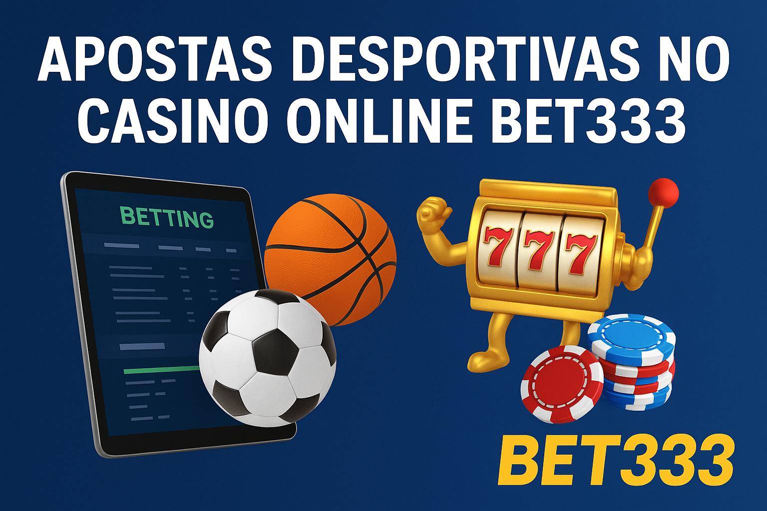 Apostas esportivas no cassino online BET333