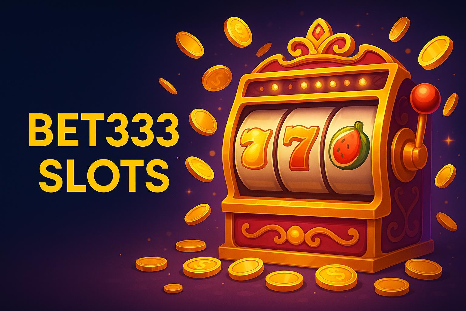 Explore o mundo das slot machines no BET333 Casino